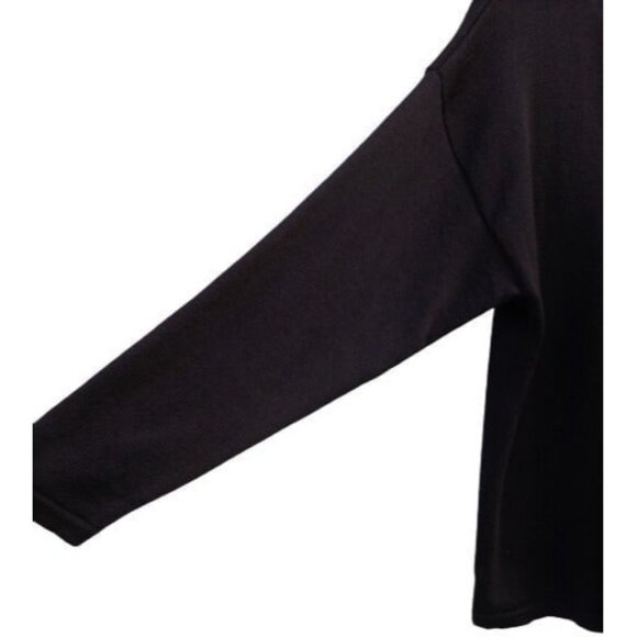 Vtg Black Gold Diamond Argyle Button Cardigan Sweater Merino Wool Italy Sz 44 M - Picture 4 of 4